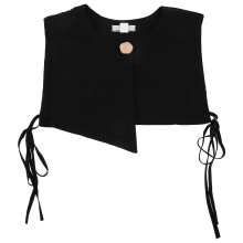 4St Avtagbar Falsk I Polyester, Stilren Rundhals Accessoar