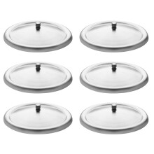 12St Rund Cup Lids Rostfritt Isolerande Lock För
