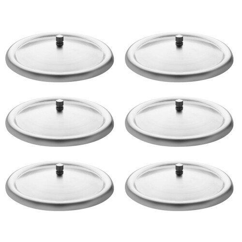 12St Rund Cup Lids Rostfritt Isolerande Lock För