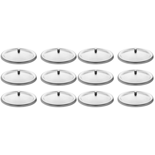 12St Rund Cup Lids Rostfritt Isolerande Lock För 1