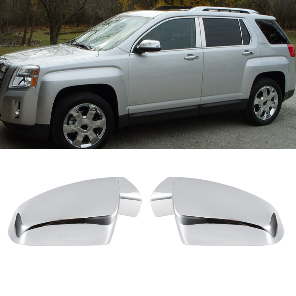 2Pcs Electroplate Side Rearview Mirror Cover Fit For Equinox/Terrain 2010-14 8421363343658
