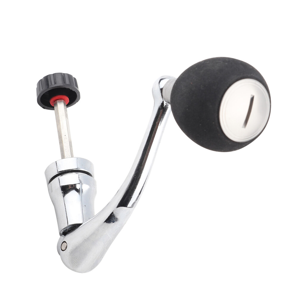 Reel Power Handle Metal Rocker Arm Silver Large For 4000 5000 & 6000 Reels 5041363343262