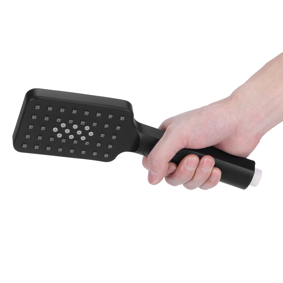 High Pressure Abs Handheld Shower Head, Black, 26Cm, 8Cm Diameter 8441363343922