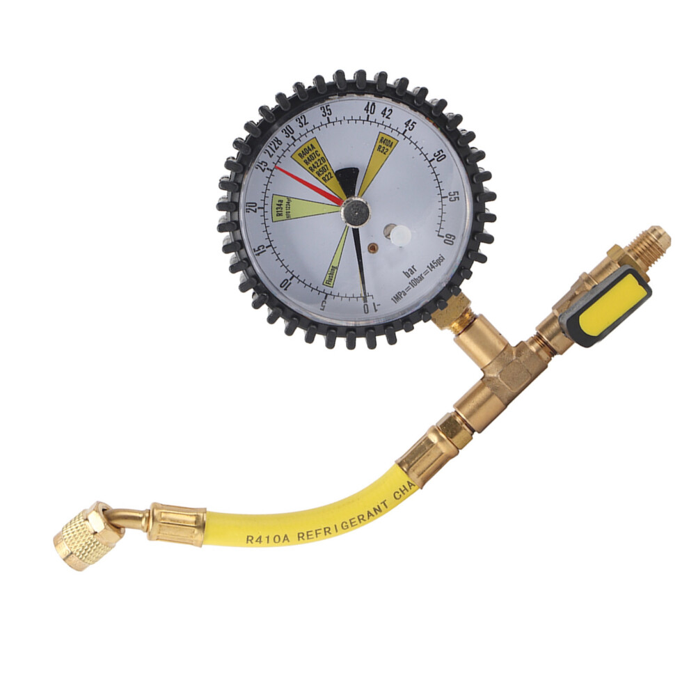 Refrigeration & A/C Nitrogen Pressure Test Gauge - 1/4 Sae, -1~60Bar 9361363345759