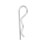 10 Stück B-Typ Splintclips, verzinkt, 4*75mm 5