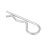 10 Stück B-Typ Splintclips, verzinkt, 4*75mm 10