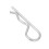 10 Stück B-Typ Splintclips, verzinkt, 4*75mm 11