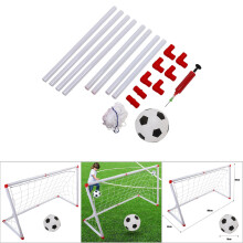Children's Mini Football Goal Post Set + Ball Pump for Backyard Fun