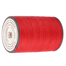0.45mm Leder-Wachsschnur 160m/Rolle - Rot