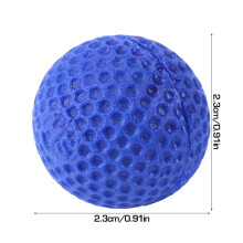 100 Stück runde weiche elastische Kugeln 2,3  2,3 cm Blau