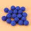 100 Stück runde weiche elastische Kugeln 2,3  2,3 cm Blau 3
