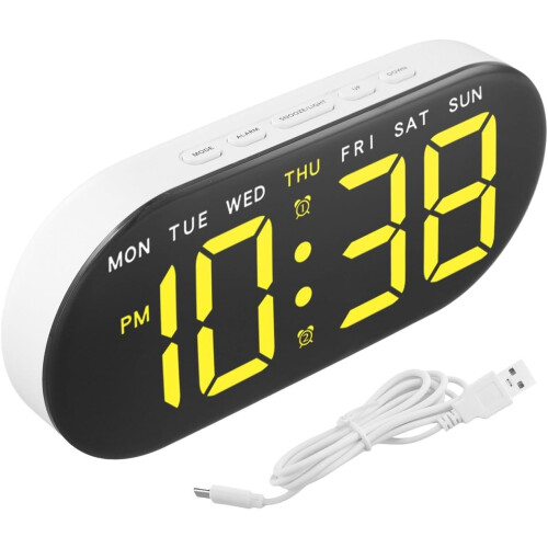 Innovative LED Timekeeping Device Model G Day Display Ambient Data Configurable Digital Clock For Everyday Use 2