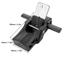 DIY Carpenter Flat Bottom Hand Plane with 30mm Blade for Woodworking