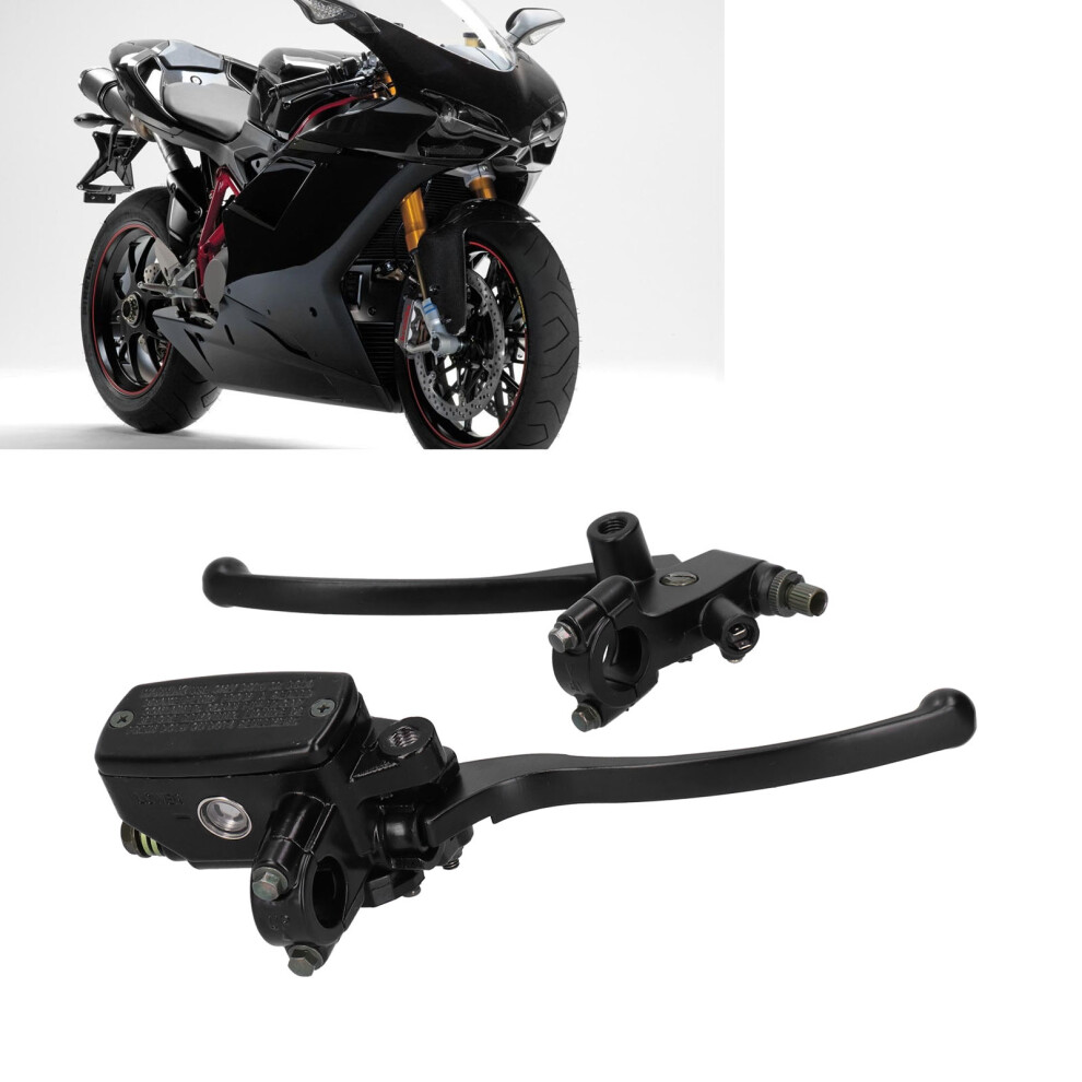 Universal 22Mm Hydraulic Brake Clutch Lever Assembly Cnc Aluminum Black 9331363347176