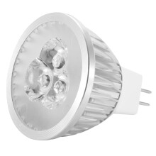 12V MR16 3W LED Bulb Warm White Aluminum Light for Home &amp; Commercial Use