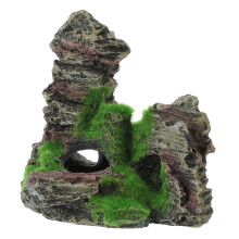 2St Fiskakvarium Bergslandskap I Resin, Och Lättskött