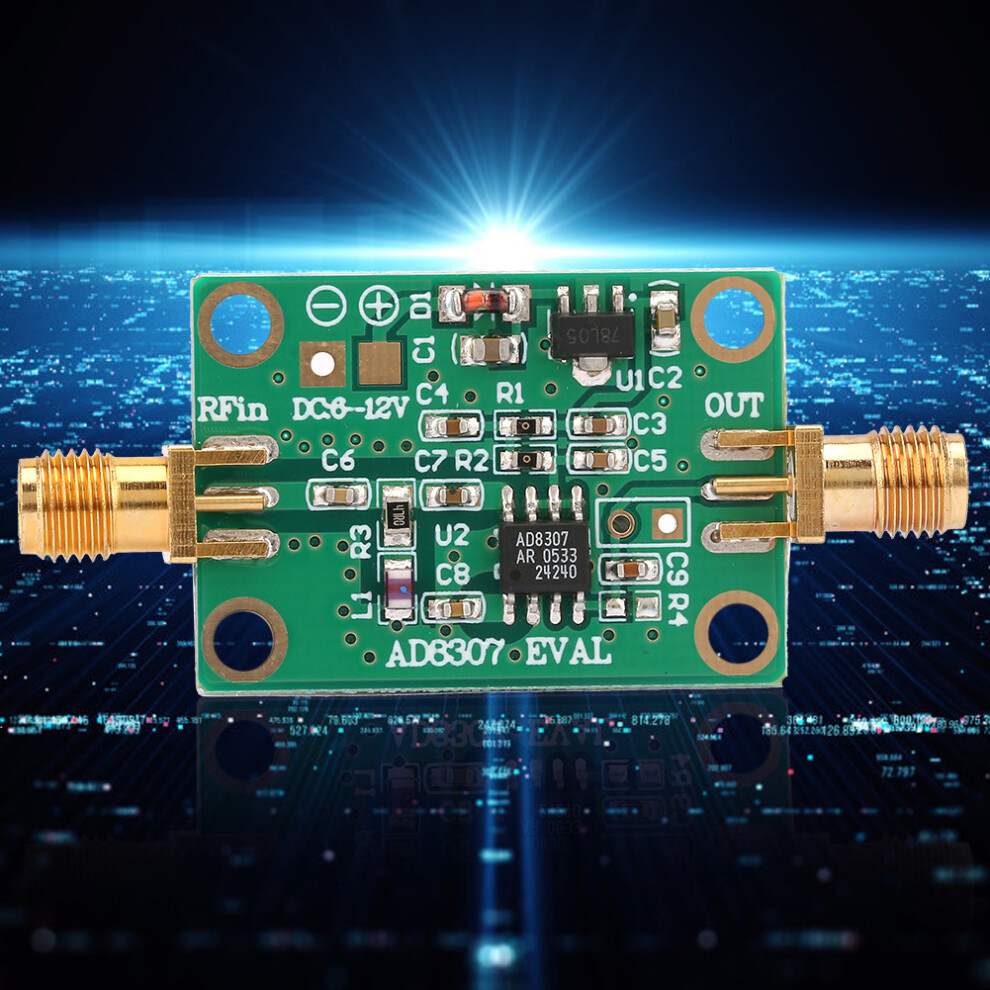 Rf Power Logarithmic Detector Module Ad8307 0.1-600Mhz -75~+15Dbm Range 4611363348751