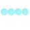 4 St Falska Lollipops Festfotoaccessoar Simulerad 10