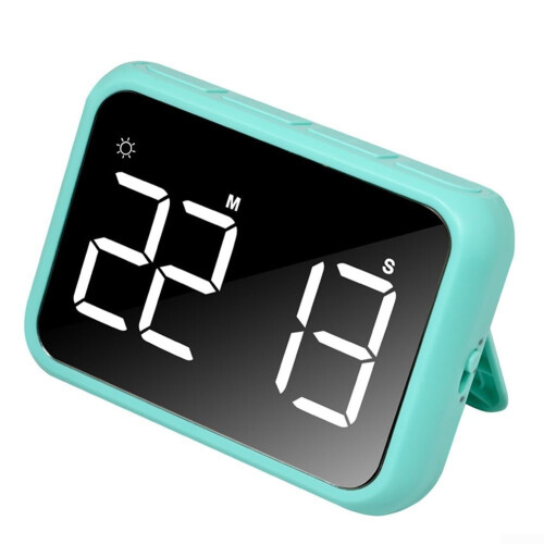 Electronic Timer With Memory Function, Adjustable Volume, Green, Digital Timer For Home And Office