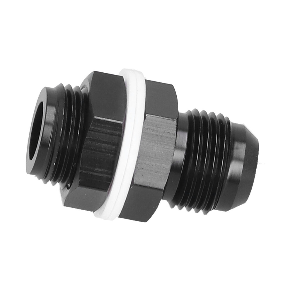 Fuel Cell Bulkhead Fitting 10An Male Thread - Anodized Aluminum 2 Washers 7891363349034