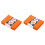 1000St Matpapper Oljepapper Orange Nougat Wrapper För Choklad 2