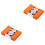 1000St Matpapper Oljepapper Orange Nougat Wrapper För Choklad 3