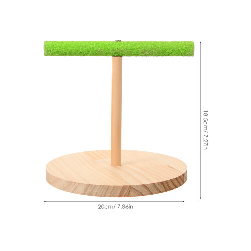 Bordspapegojställ Stativ Med För Fågelträning 1