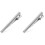 2St Slipsklämma För I Silver, Affär Bröllop, Elegant Design 2