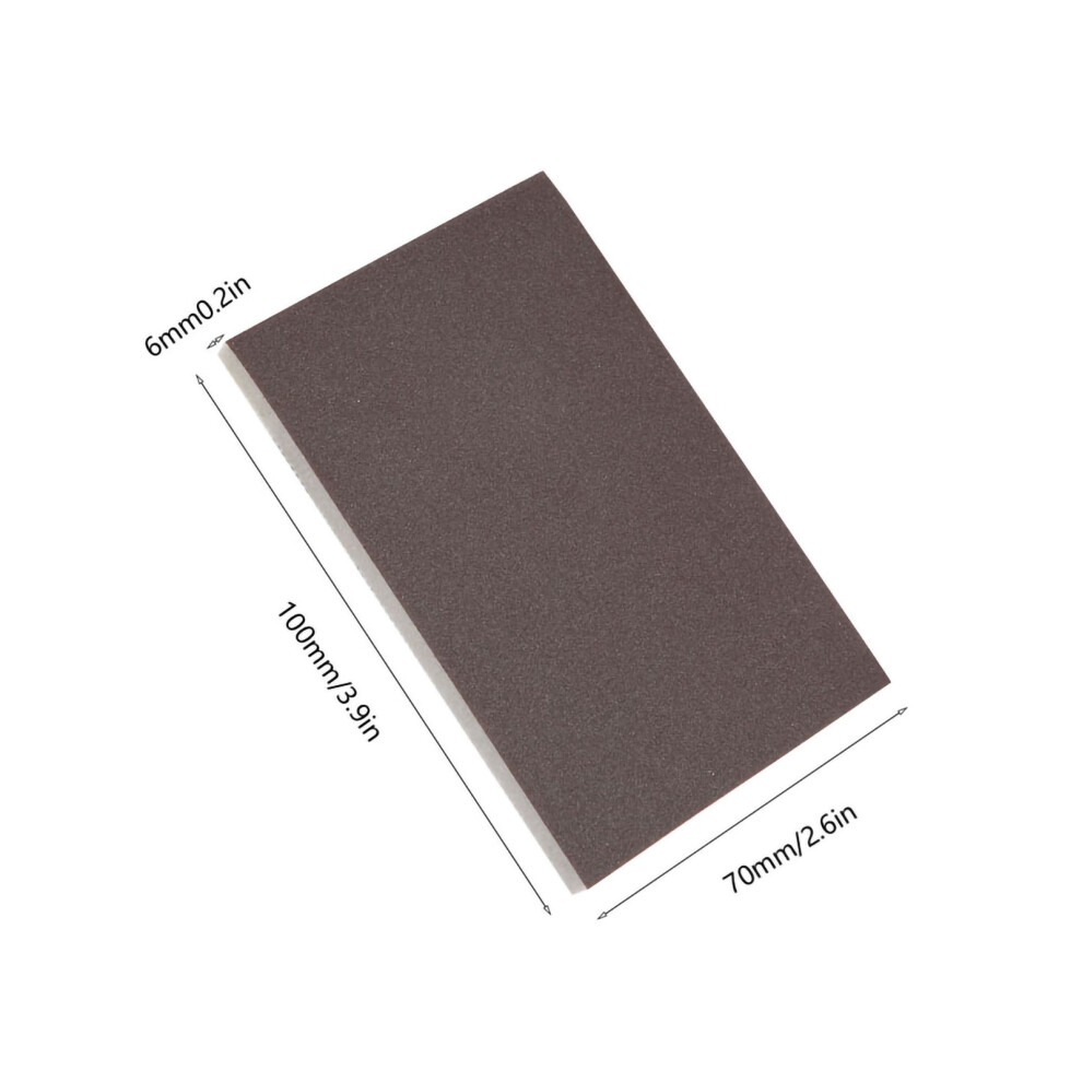 Durable Self-Adhesive 240 Grit Square Sponge Sandpaper Set - 10Pcs 4991363350894