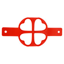 Silicone Non-Stick Egg Pancake Mold 34x16cm Red for DIY Baking