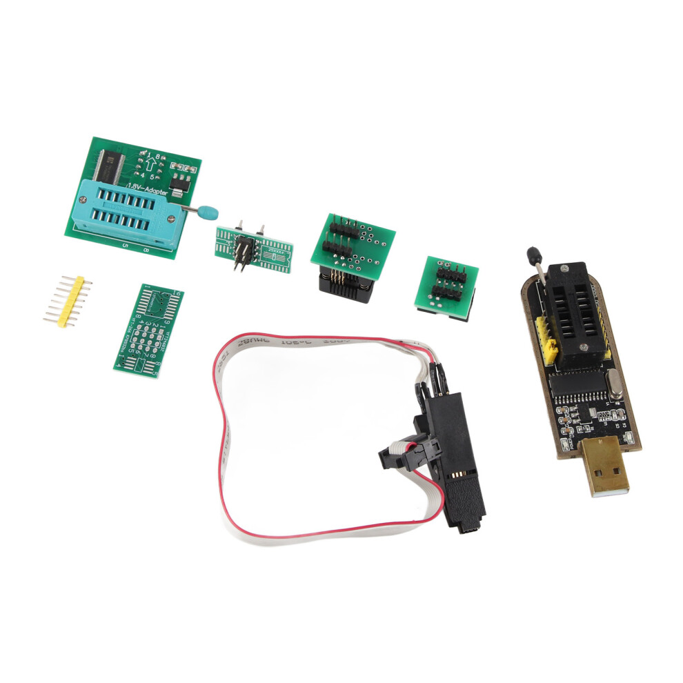 Ch341a Usb Programmer Sop8 Test Clip 1.8V Adapter Sop8 To Dip8 Converter Module 4931363350951