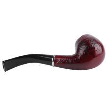Exquisite Solid Wood Carving Cigarette Pipe - Gift Craft Item