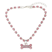 4St Rosa Justerbart - Och Katt Halsband Med Och Metall