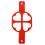 Silicone Non-Stick Egg Pancake Mold 34x16cm Red for DIY Baking 2