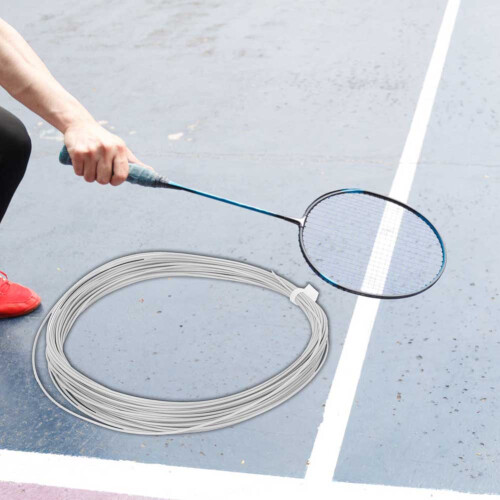 Badminton Racket Repair Line 10m 2pcs Durable High Flexibility White String 2