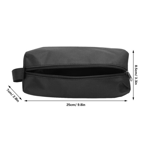 Portable Canvas Tool Storage Bag Zipper Pouch for Screws Pliers Hardware Tools 2