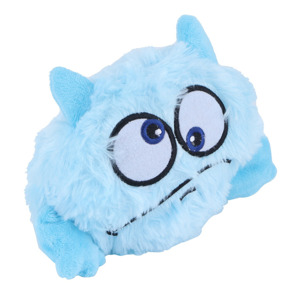 Blue Plush Puppy Squeaky Interactive Toy - 20.5X14.5cm