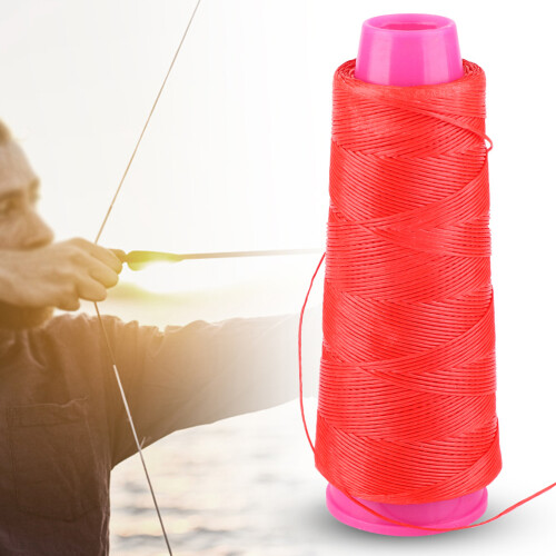 High-Quality 110m Red Bowstring Thread for Recurve Bows Wear-Resistant