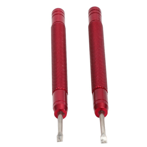 Compact 2pcs Red Hand Puller Tool for Precise Watch Repairs at Home 2