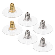 3 Par Örhängeskivor, Säkerhetsstopp, Öronproppar, DIY-Örontryck
