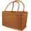 1St Bärkorg Vävd Beige Robust Hem Picknick Förvaring 7