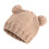 Babyfotohatt Stickad Mössa För Nyfödda Öron 5