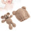 Babyfotohatt Stickad Mössa För Nyfödda Öron 7