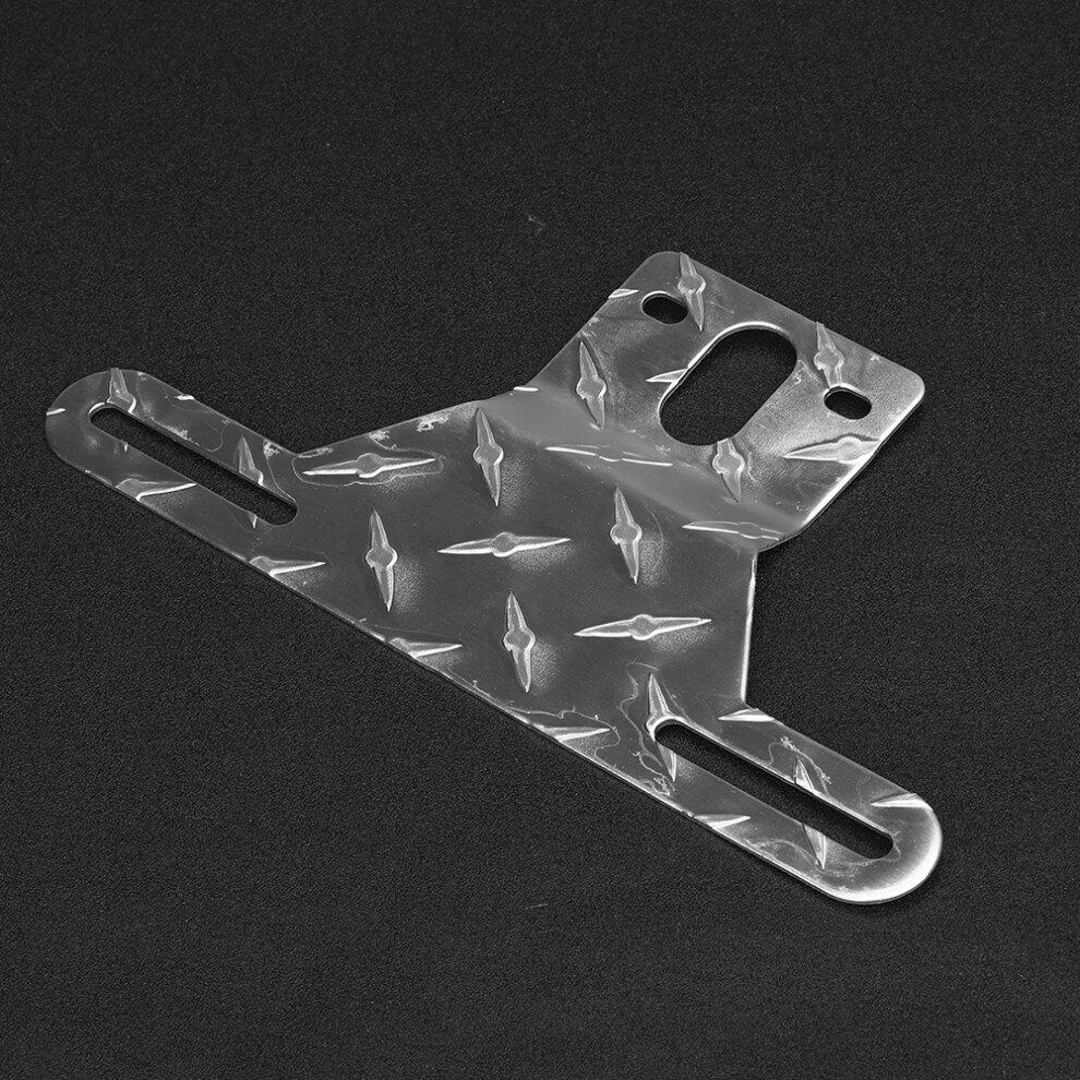 Sturdy Aluminum License Plate Bracket For Trucks And Trailers - Silver 9321363352836