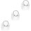 3St Meshbröllop Hårband Slöja Accessoar Förtrollande Look 7