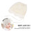 1St Beige Baby Cap Sommarhatt Nyfödd Mössa 10
