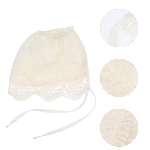 1St Beige Baby Cap Sommarhatt Nyfödd Mössa 2
