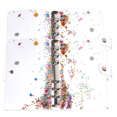 6 Glitter Mappar För Häften Skrivhäfte