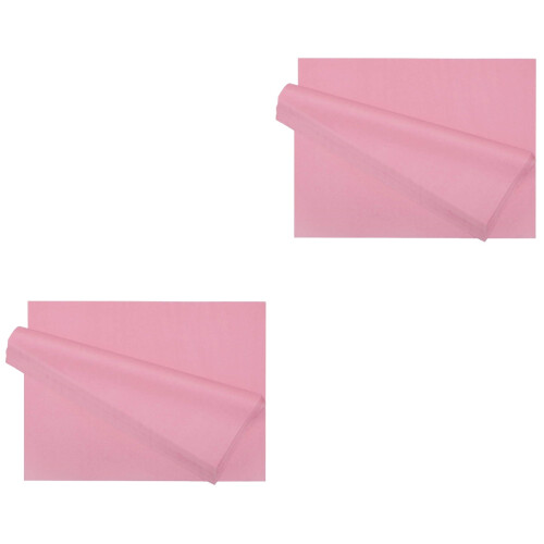 80 Pcs Bouquet Blommor Förpackningspapper Presentdekoration (Rosa) 2