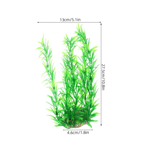 2 Stycken Konstgjorda Akvarieplanter För 2